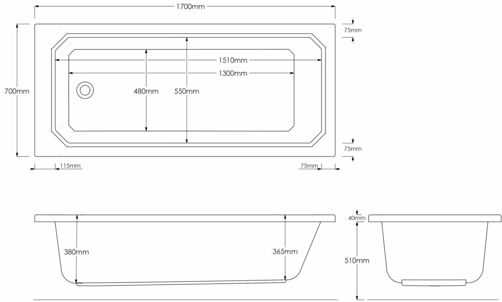 Art Deco 1700×700 Technical Drawing