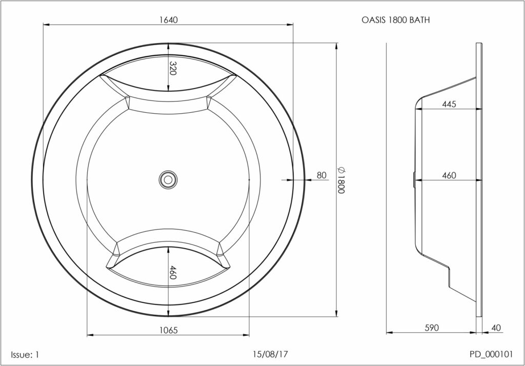 Oasis Technical Drawing