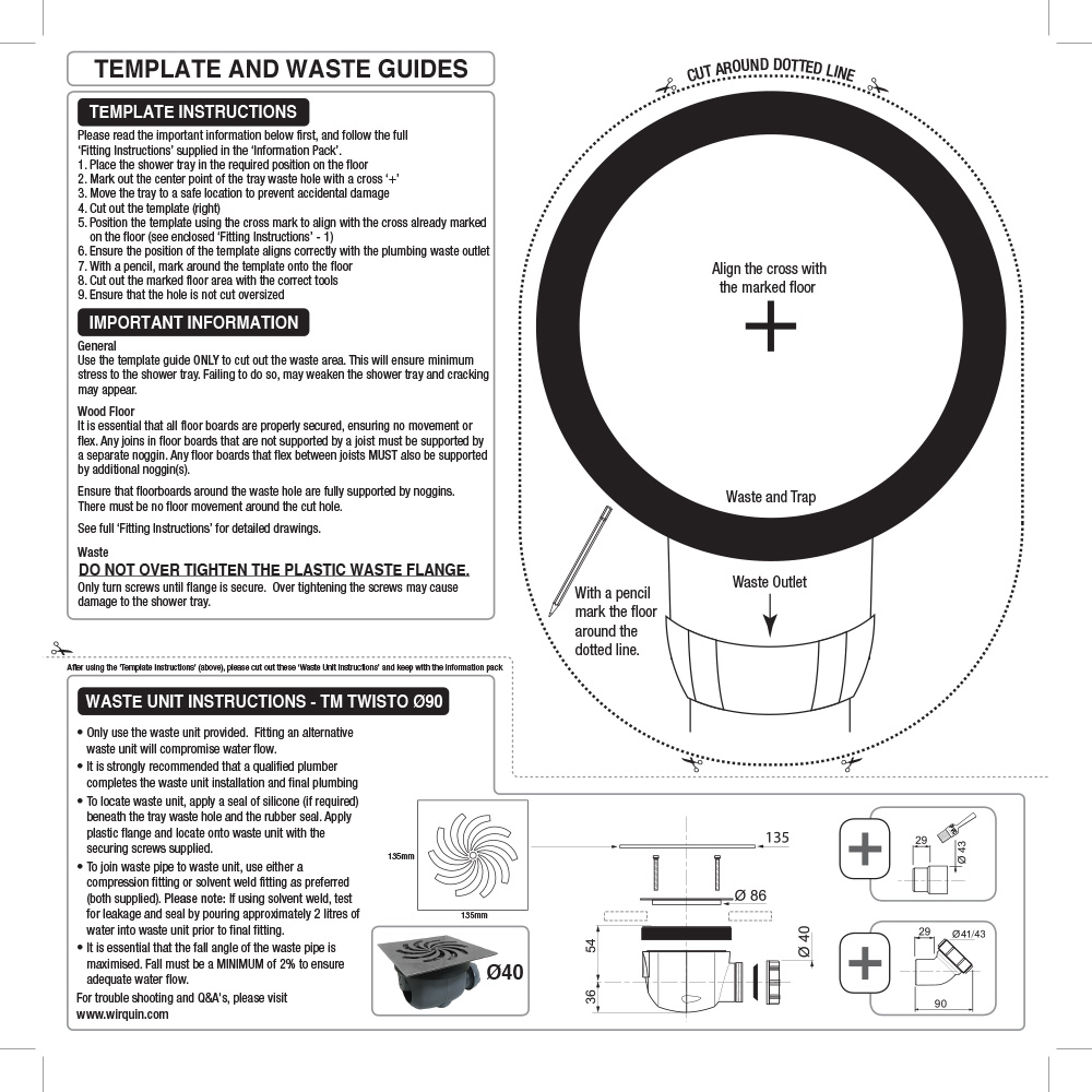 TM25 Symmetry Waste Guide